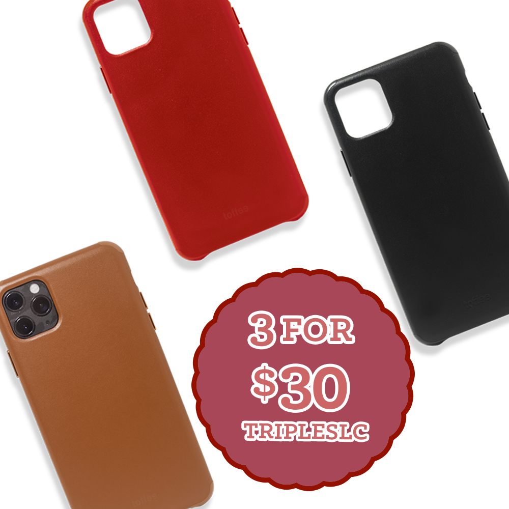 Leather Slim Case for iPhone 11 Pro – Toffee Cases